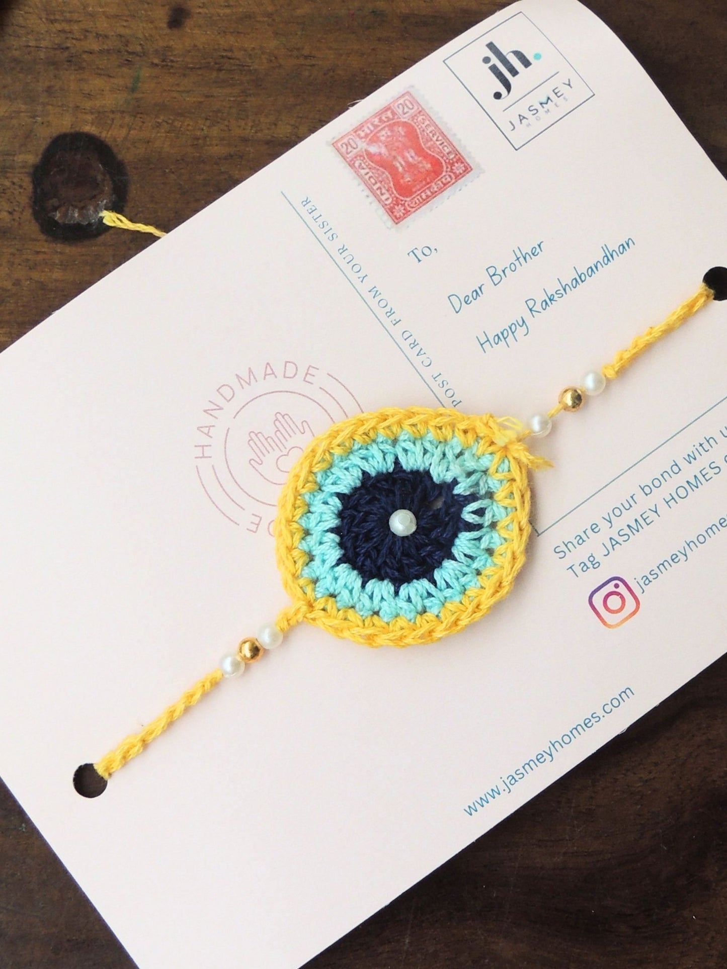 Gift for brother - Evil Eye set of 4 (Spring) - jasmeyhomes