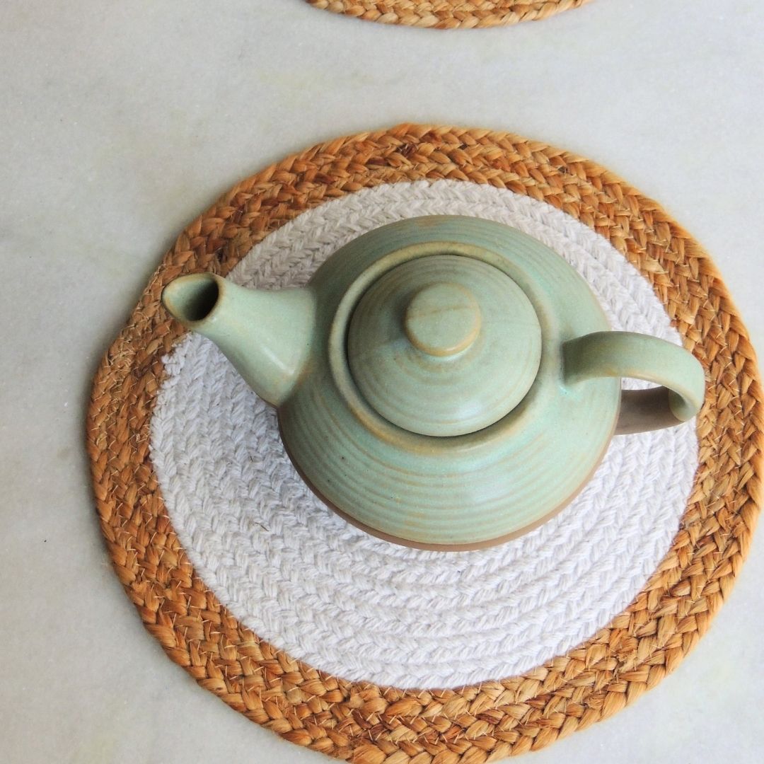 White Single Ring Table Placemats - jasmeyhomes