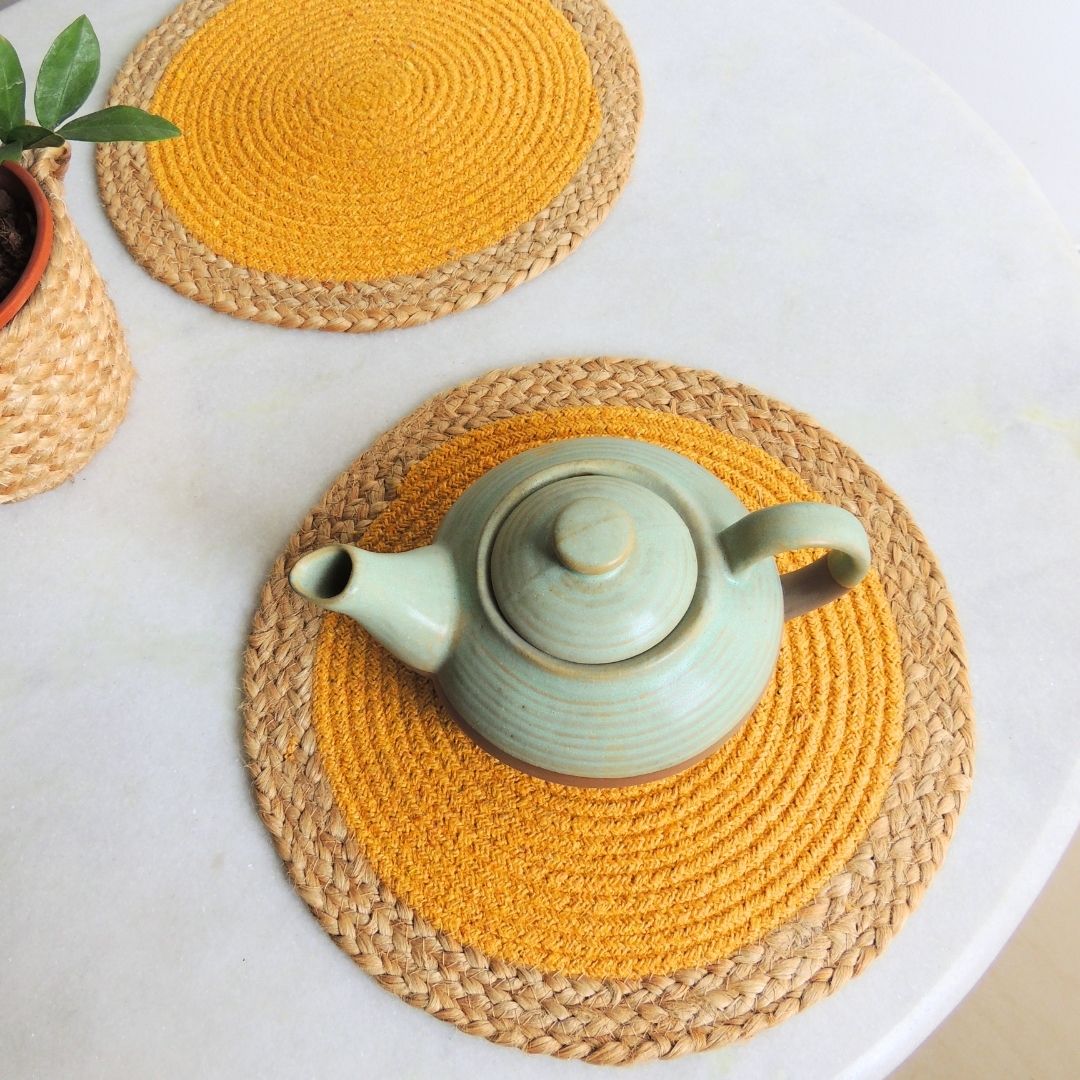 Yellow Single Ring Table Placemat - jasmeyhomes
