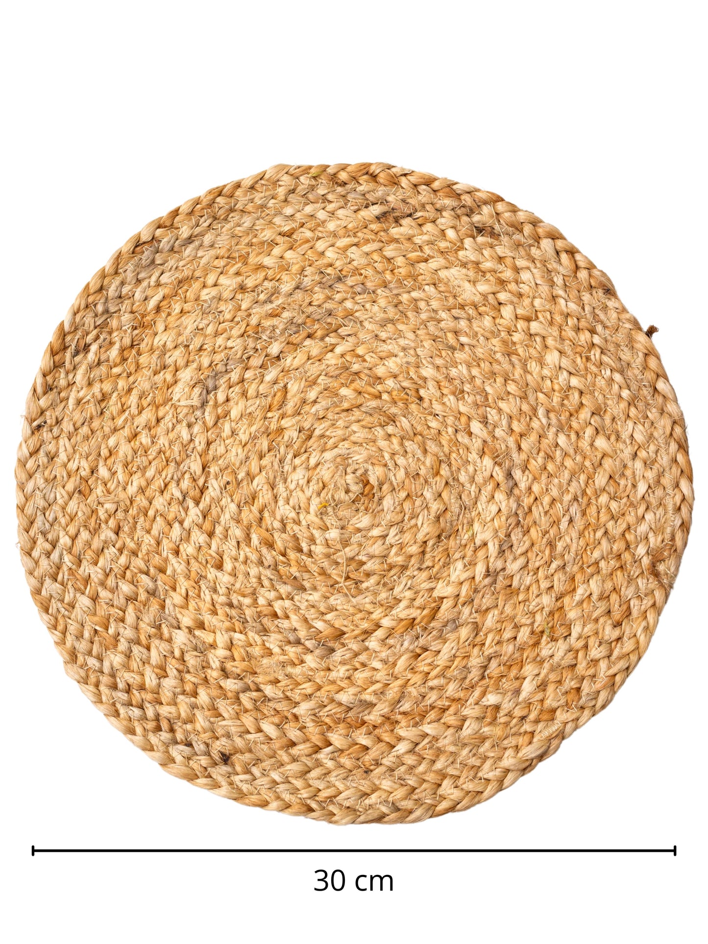 Round Jute Placemat - Natural - jasmeyhomes