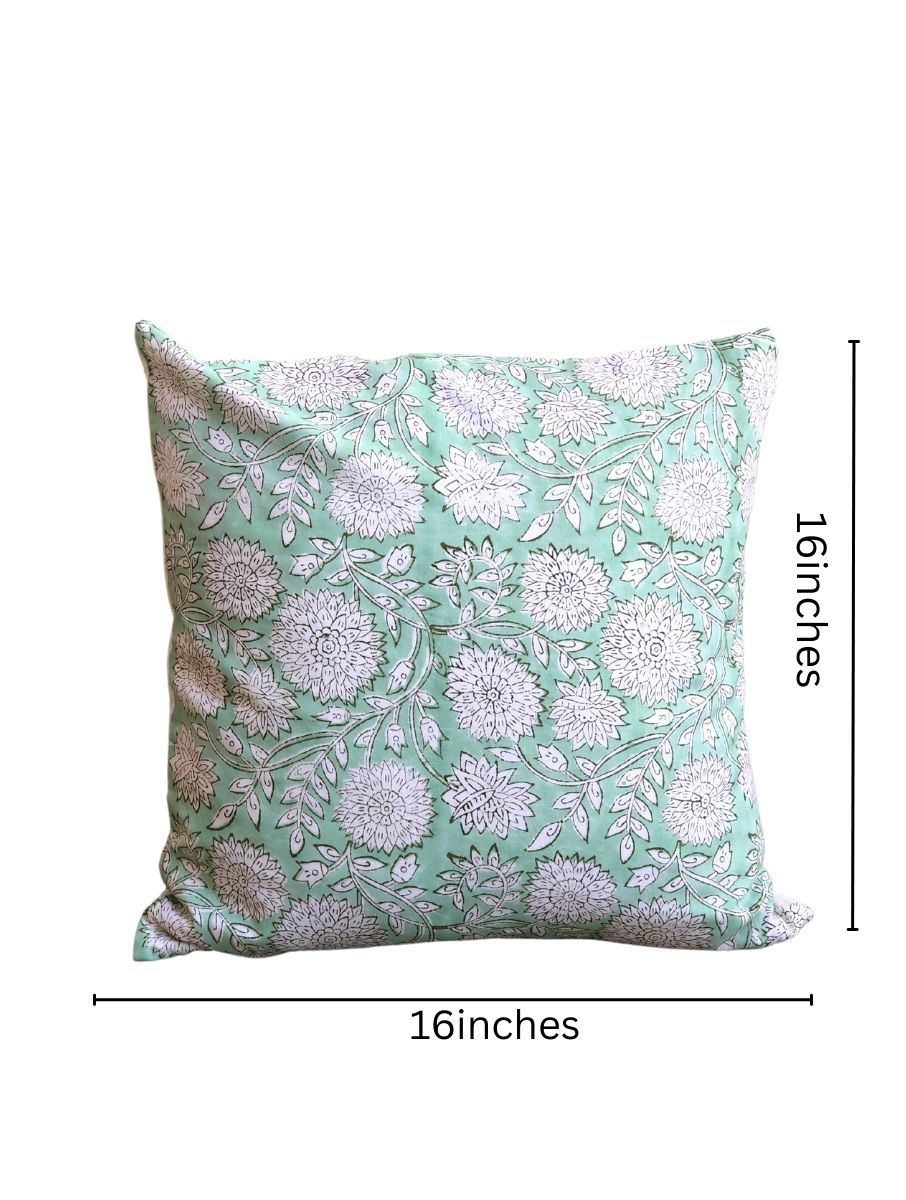 Blocked Cushion Cover - Mogra - jasmeyhomes