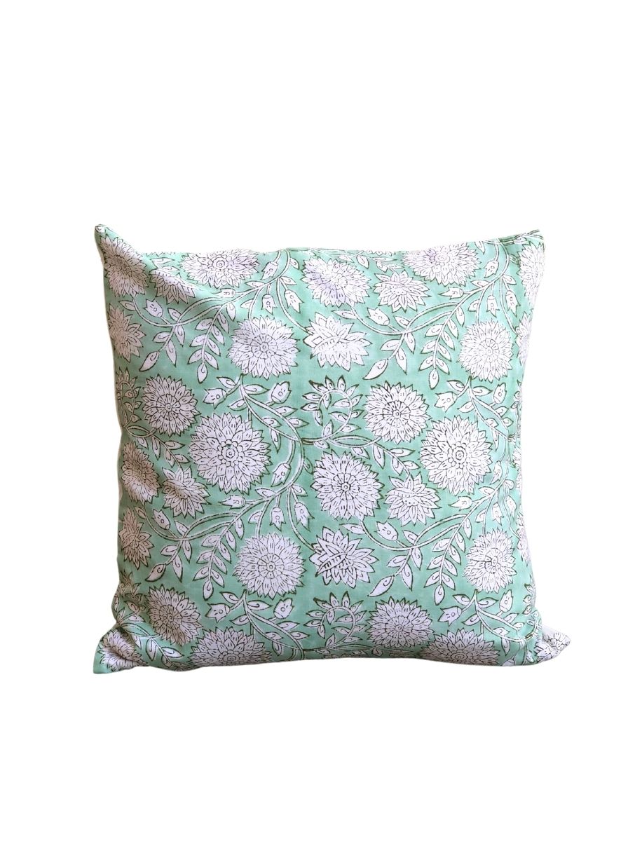Blocked Cushion Cover - Mogra - jasmeyhomes
