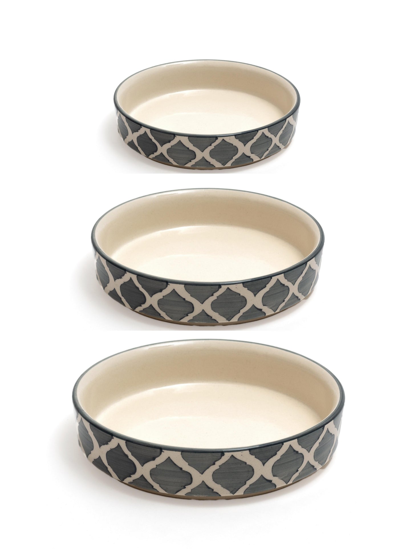 IKAT ART Serveware- Set of 3 - jasmeyhomes