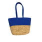 Indigo Jute and Cotton Handbag