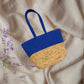 Indigo Jute and Cotton Handbag