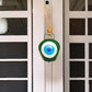 Green Evil Eye Cow Bell for Wall Decor