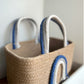 Set of 2 Cotton Rainbow Baskets