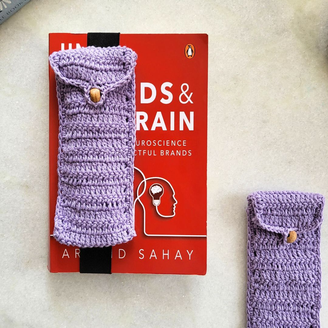 Bookmark & Pouch for Storing Stationery | Lavender - jasmeyhomes