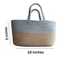 Set of 2 Duotone Baskets- Bottle Green And Grey - jasmeyhomes