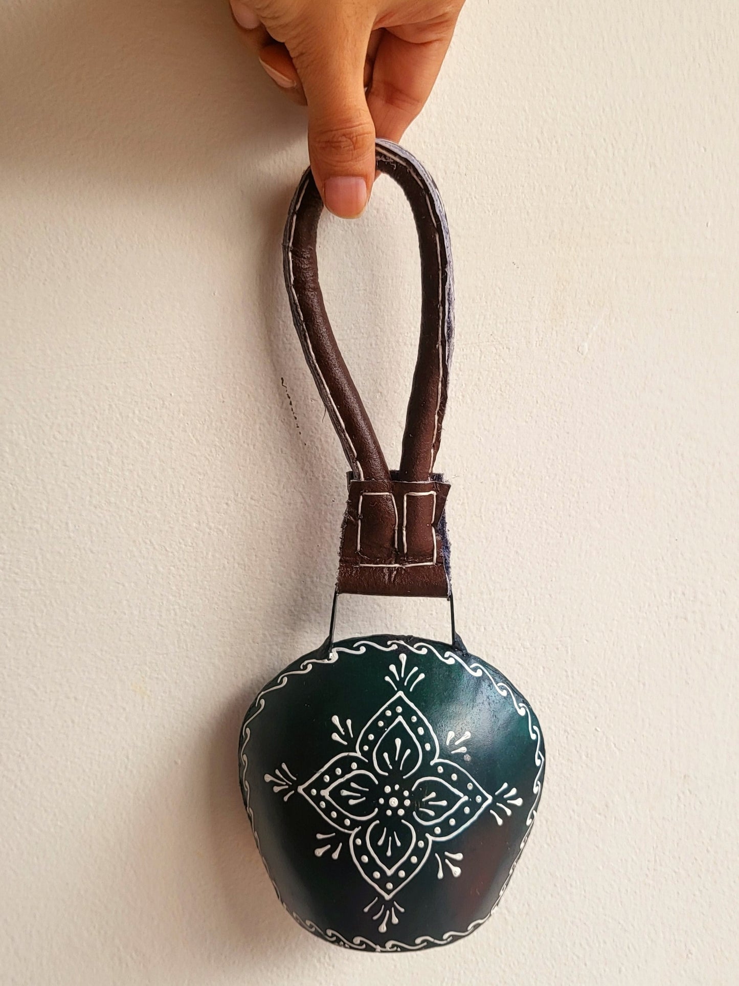 Cow Bell for Wall Decor - Turtle Green - jasmeyhomes