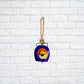 Designer womaniya Evil Eye Bell for Wall Decor - Purple (Large )