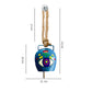 Designer Neeli Evil Eye Bell for Wall Decor - Sky Blue