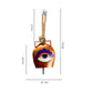 Designer Kesariya Evil Eye Bell for Wall Decor - Orange