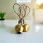 Mini Wall hanging Bells - Set Of 5- Golden Color