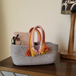 Boho Storage Basket - Grey - jasmeyhomes