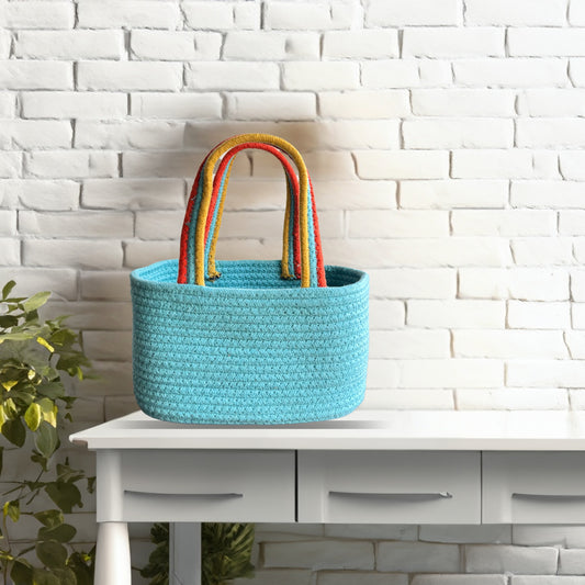 Hamper Basket - Aqua