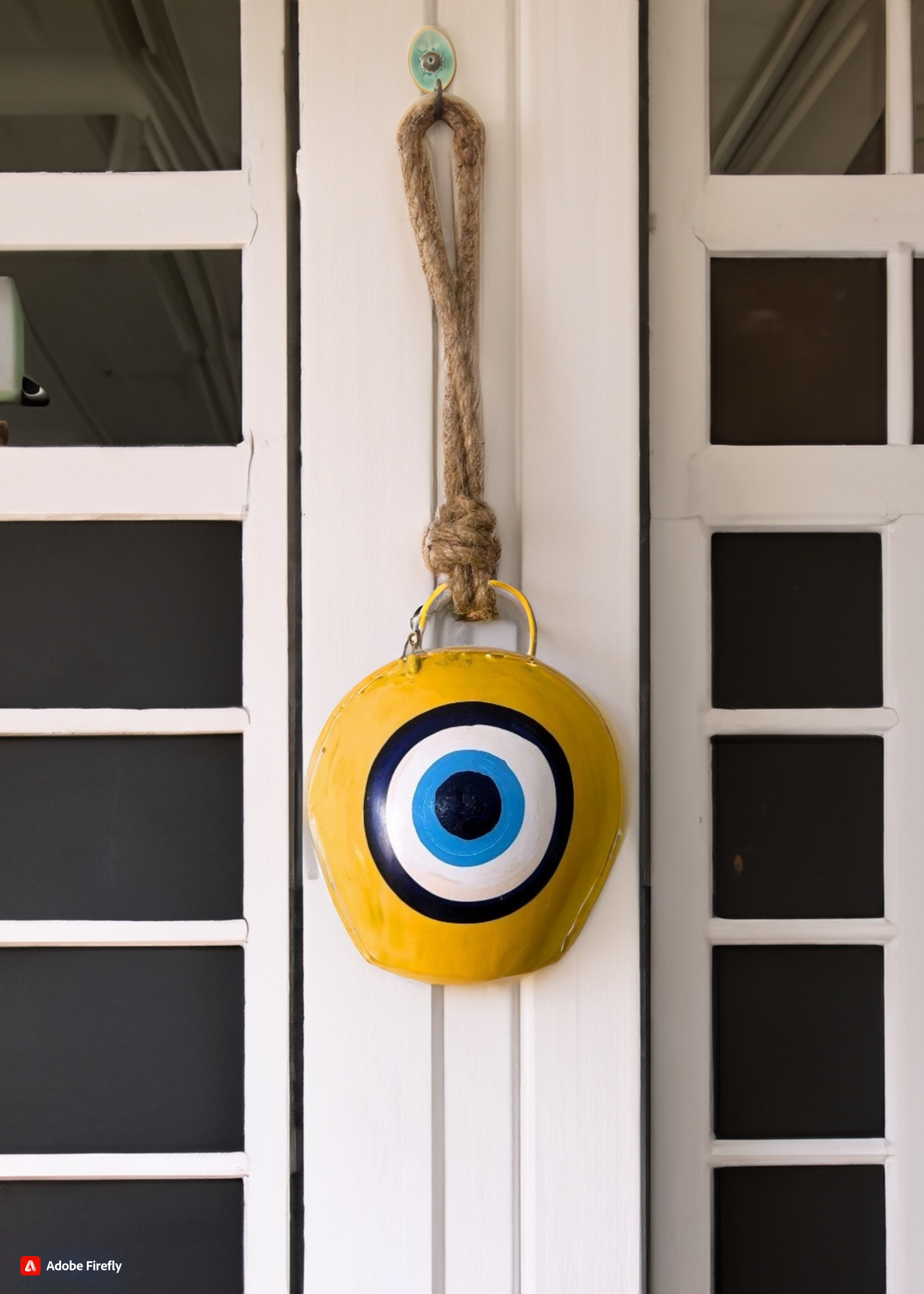 Evil Eye Bell Combo- Blue & Yellow