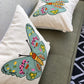 Embroidered Cushion Cover - Butterfly