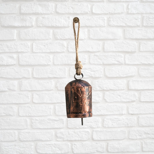 Wall hanging Bell - Copper Colored