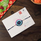 Set of 4 EVIL EYE Rakhi for Brother with Post Card - jasmeyhomes