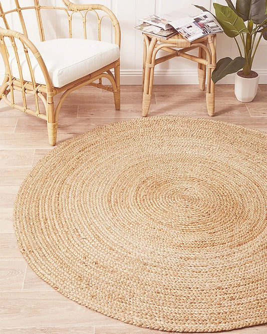 Round Jute Area Rug