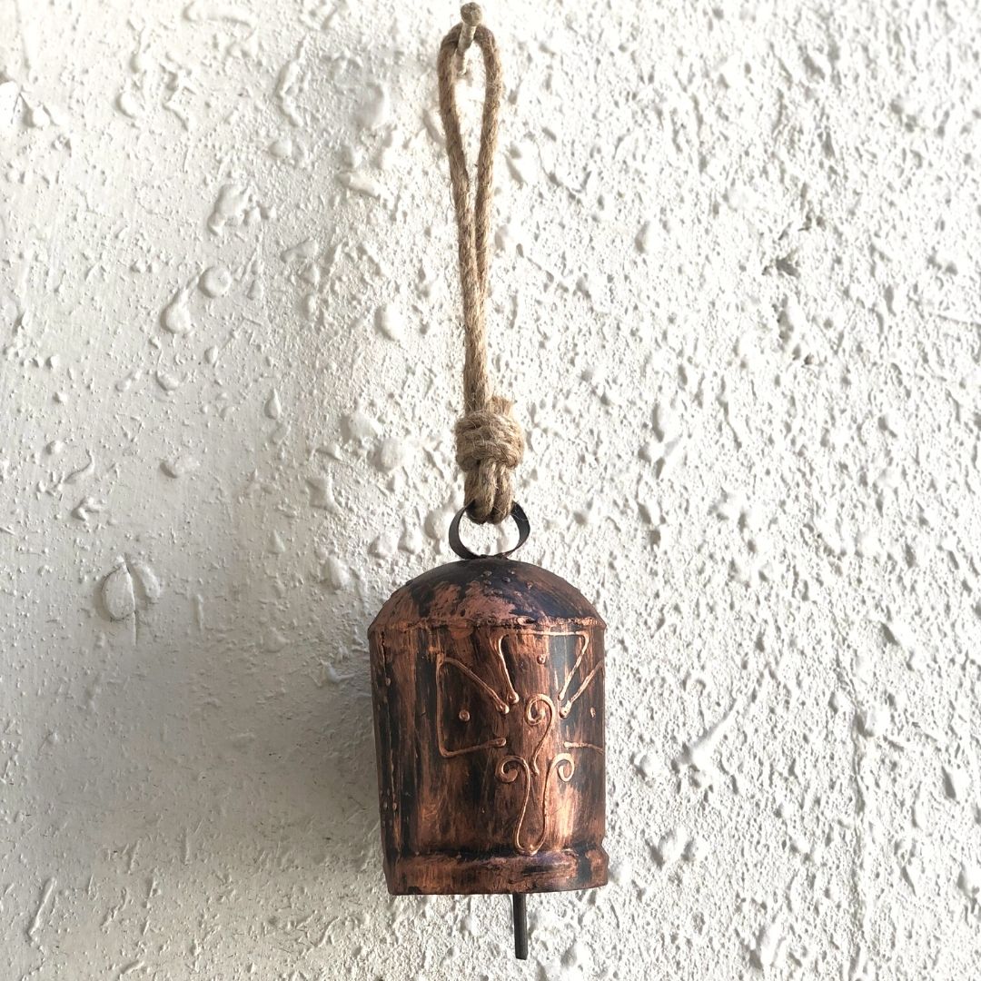 Wall hanging Bell - Copper Colored - jasmeyhomes
