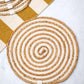 Spiral Jute Placemats - White - jasmeyhomes