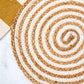 Spiral Jute Placemats - White - jasmeyhomes