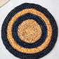 Double Ring Jute Placemat - Blue - jasmeyhomes