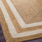 JASMEY HOMES | WHITE AND BEIGE COLOUR JUTE RUGS - jasmeyhomes