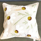 Embroidered Cushion Cover - Daisy White - jasmeyhomes