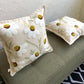 Embroidered Cushion Cover - Daisy White - jasmeyhomes