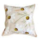 Embroidered Cushion Cover - Daisy White - jasmeyhomes