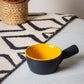 Yellow and Black Serving Bowl - jasmeyhomes