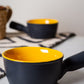 Yellow and Black Serving Bowl - jasmeyhomes