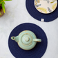 Set of 2 Reversible Placemats- Solid | Blue - jasmeyhomes