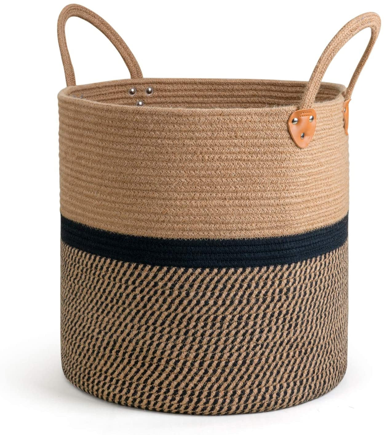 Colossal Laundry Basket - 16 Inches | Black - jasmeyhomes