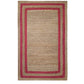 RED AND BEIGE COLOUR JUTE RUGS - jasmeyhomes